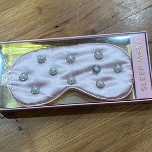 Envy Pink Sleep Mask with Embellishments